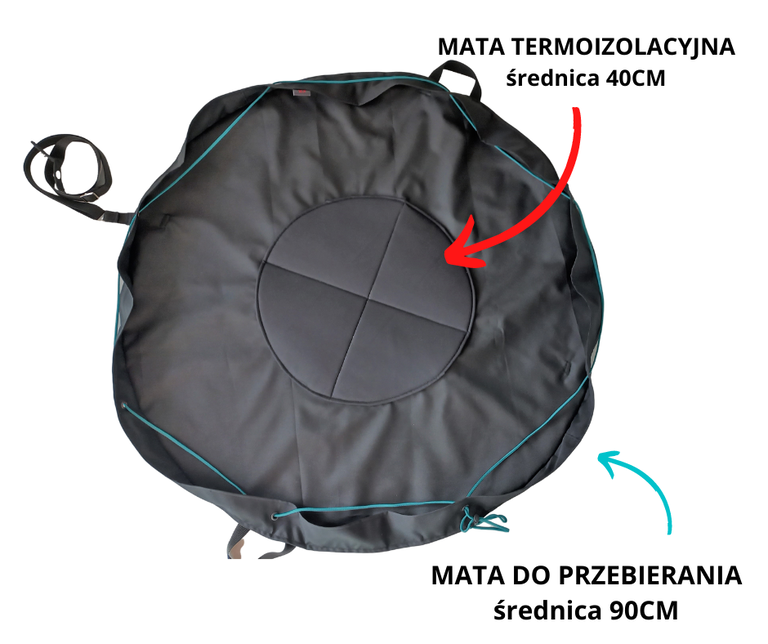 Mata worek torba do morsowania na basen/siłownię/surfowanie/piknik/camping (1)